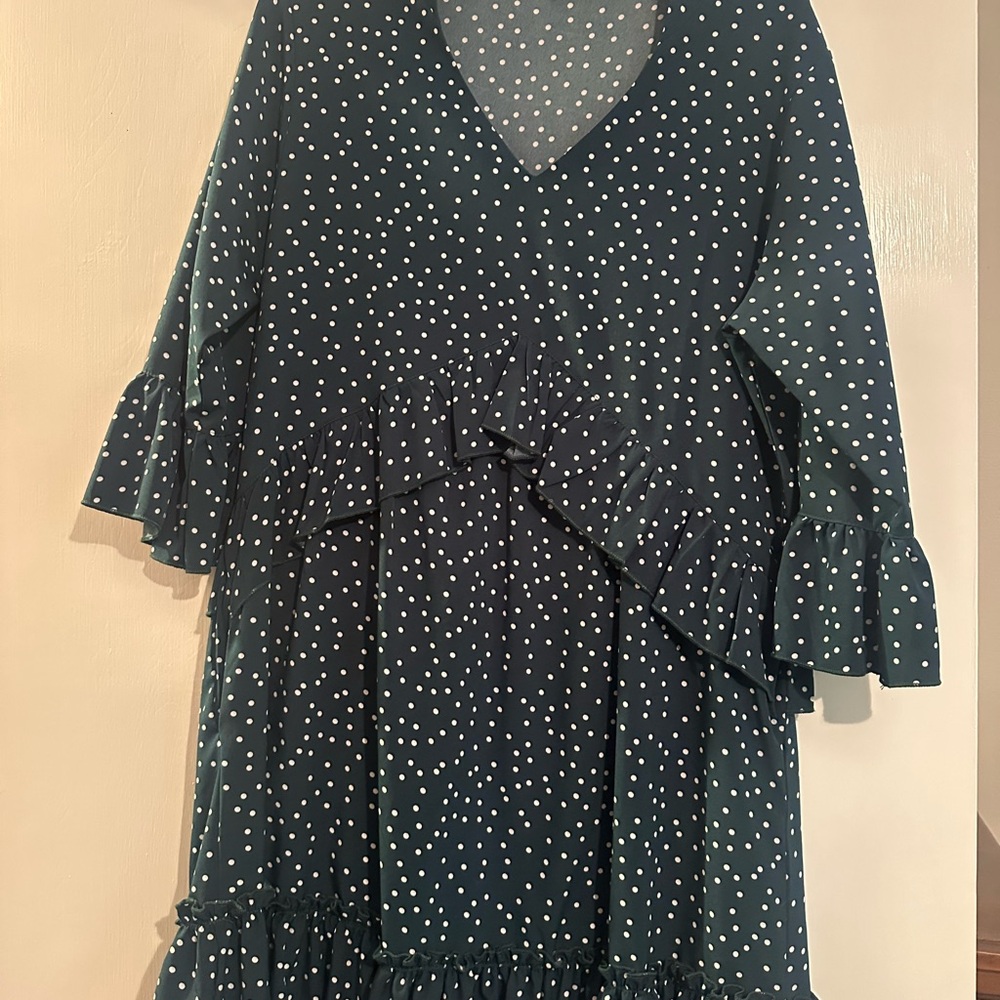 Polka Dot Ruffle Dress